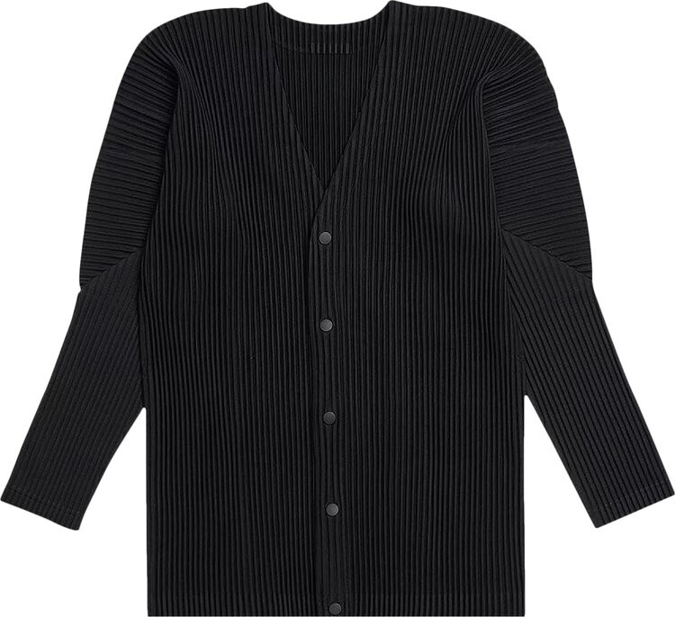 

Кардиган Homme Plissé Issey Miyake Basic Cardigan 'Black', черный