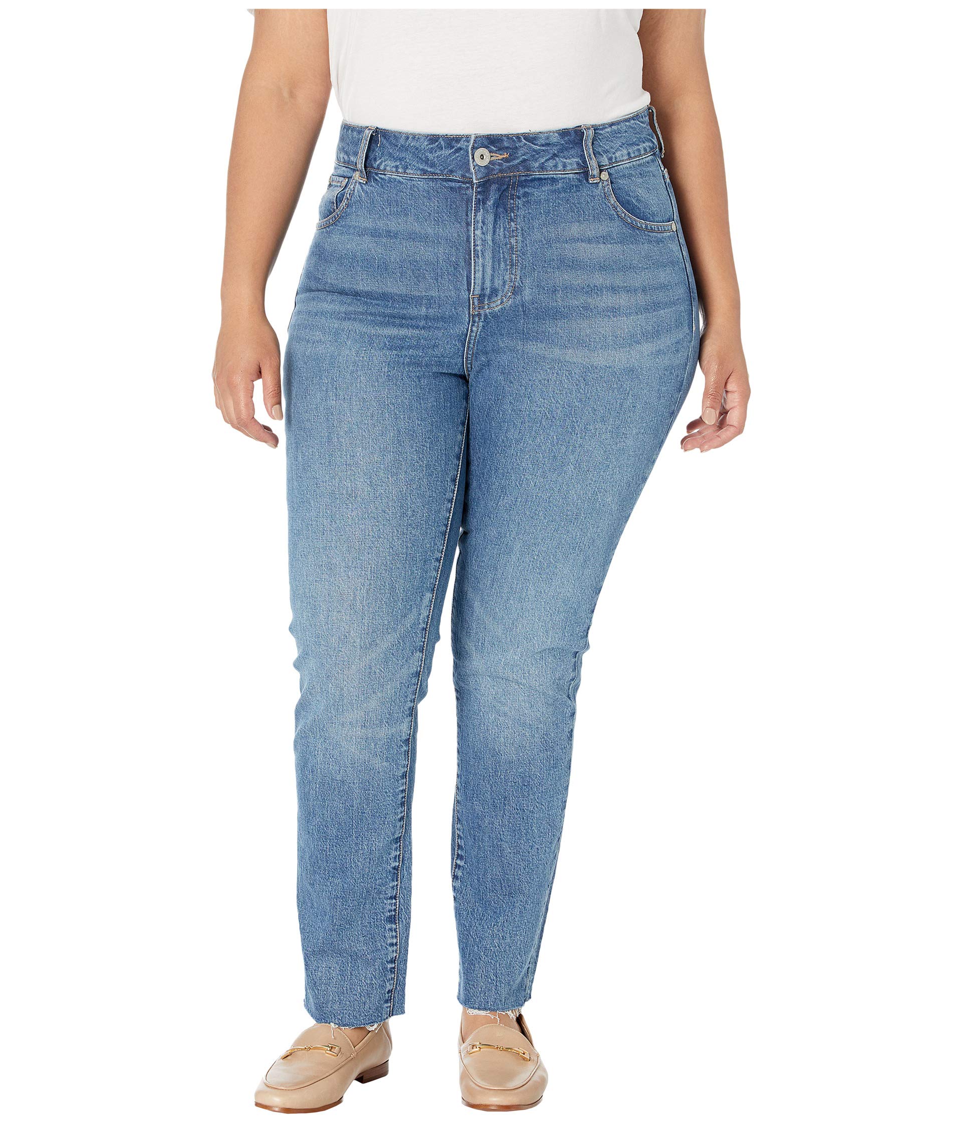 Джинсы Jag Jeans, Plus Size Stella High-Rise Straight Leg Jeans