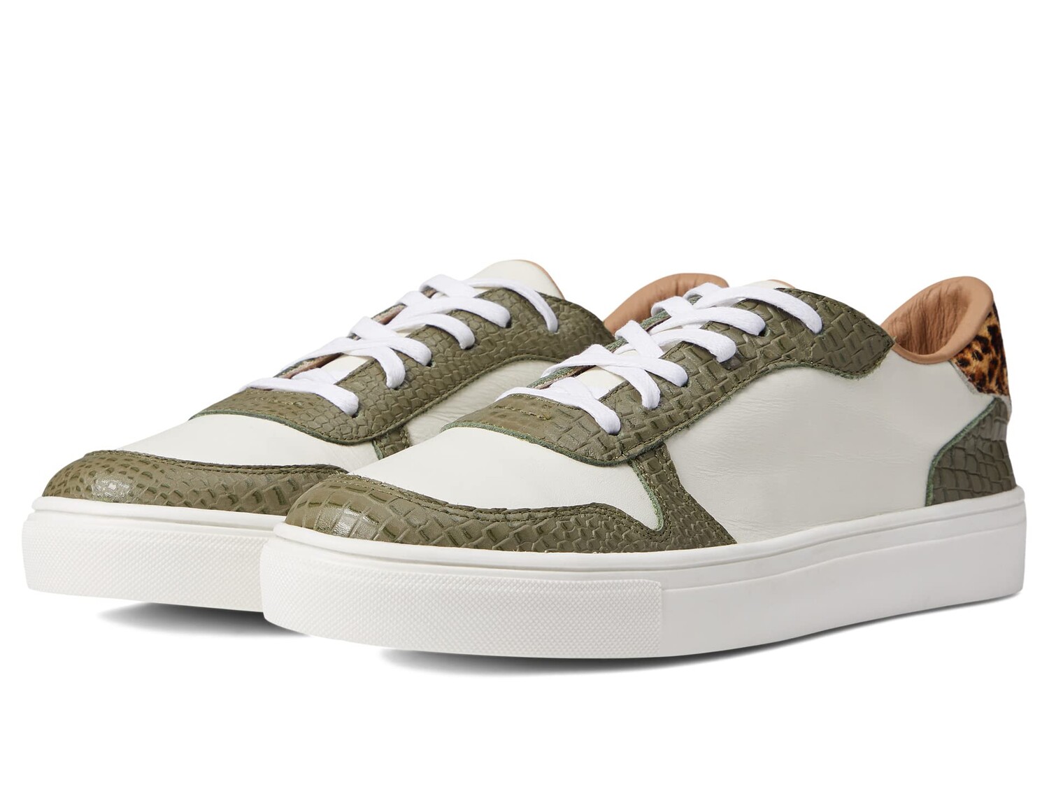 

Кроссовки KAANAS, Baru Contrast Leather Lace-Up Sneaker