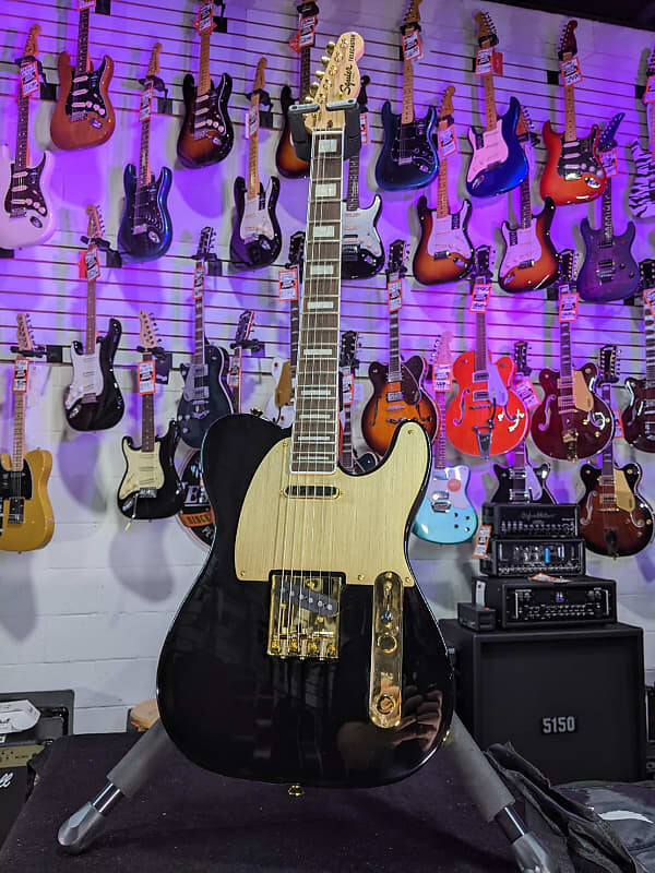 

Гитара Squier 40th Anniversary Gold Edition Telecaster, чёрный