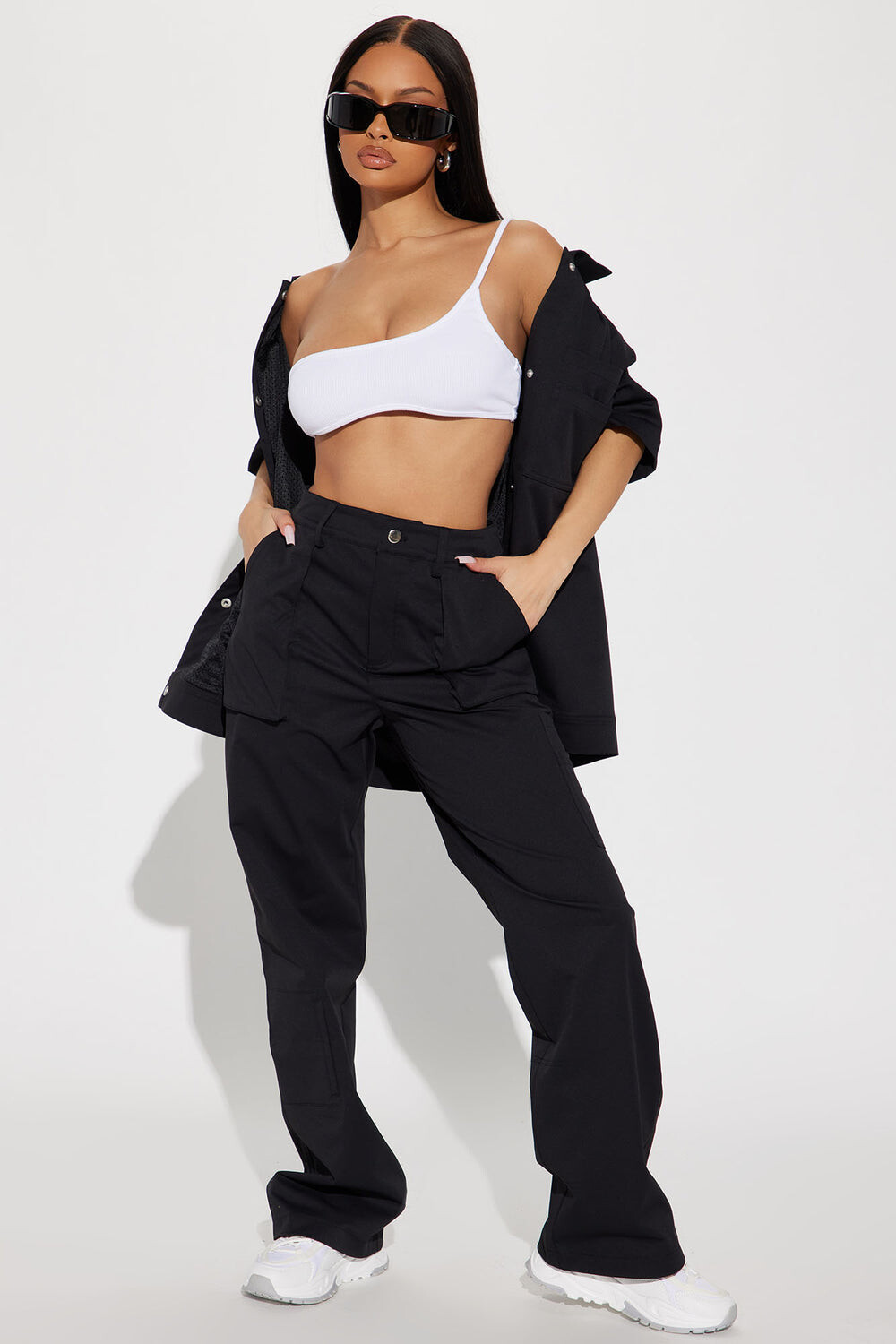 

Брюки карго Fashion Nova ZDNT310011, черный