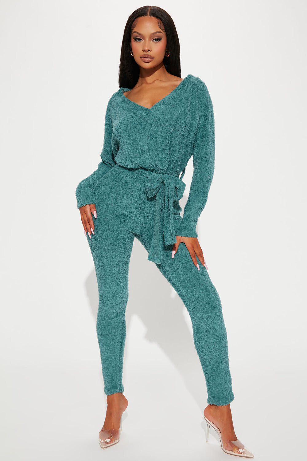 

Комбинезон Fashion Nova P8230, бирюзовый
