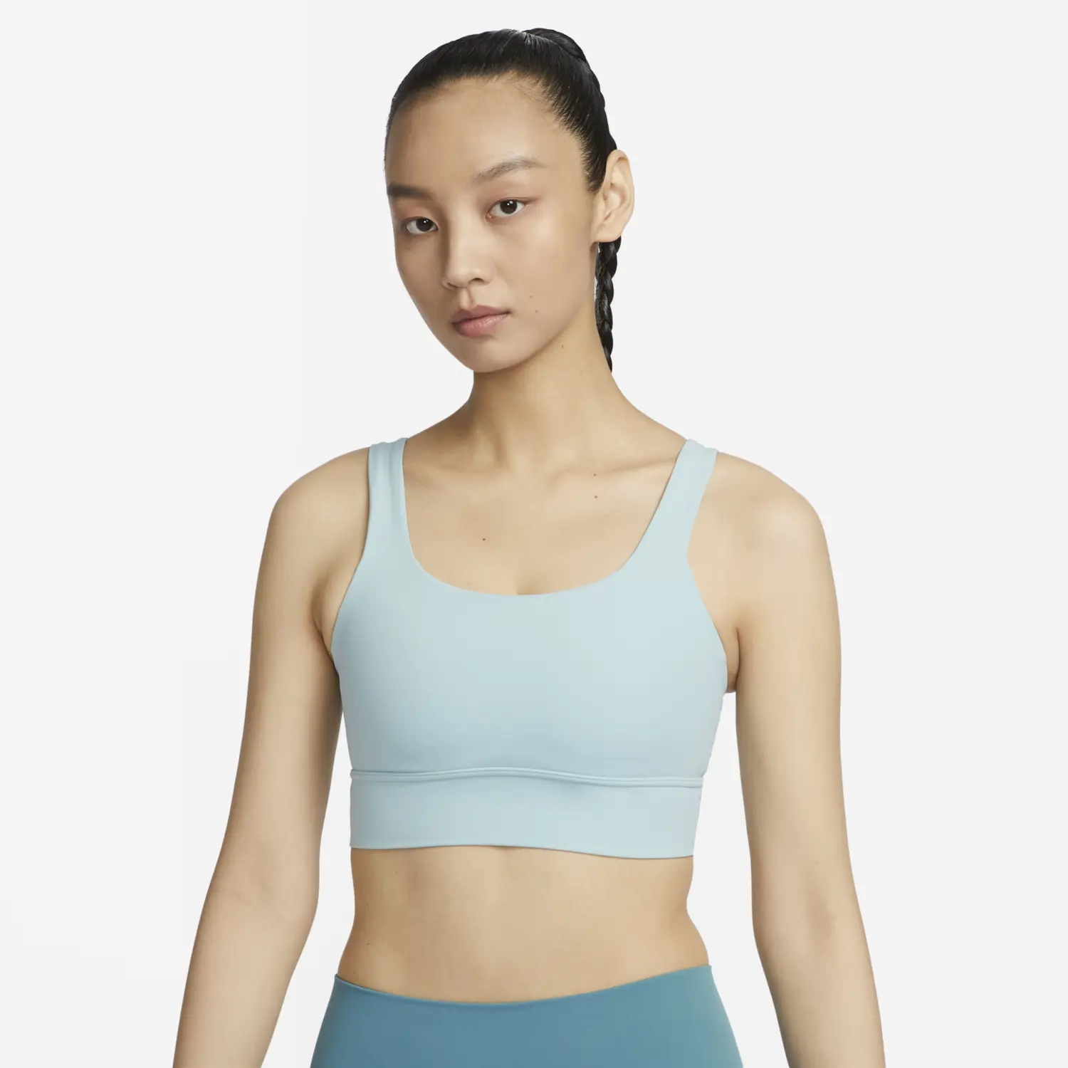 

Топ Nike AS W NK Alate Ellipse LL, светло-голубой, Синий