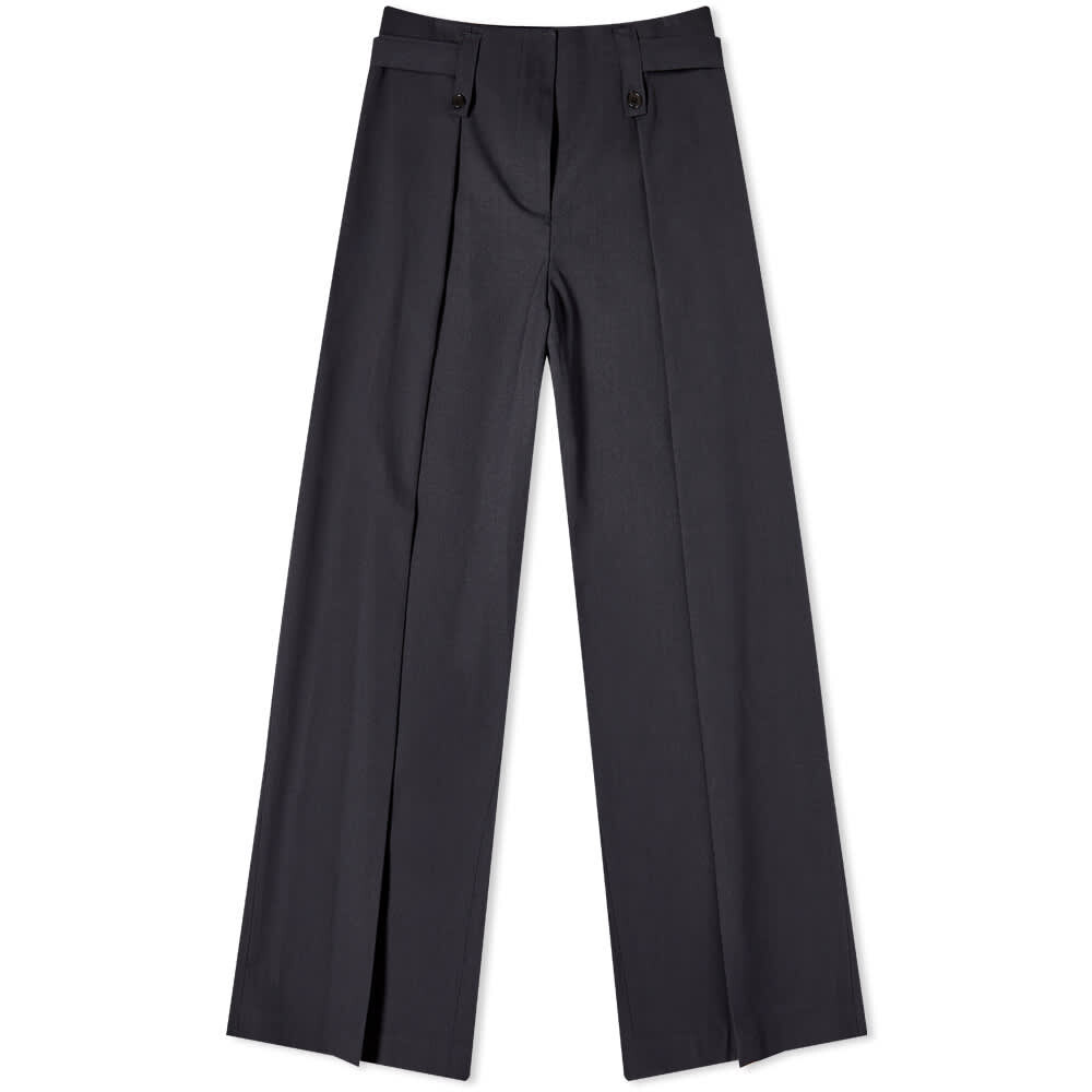 

Брюки Low Classic Belt Loop Wide Leg Trousers, Черный