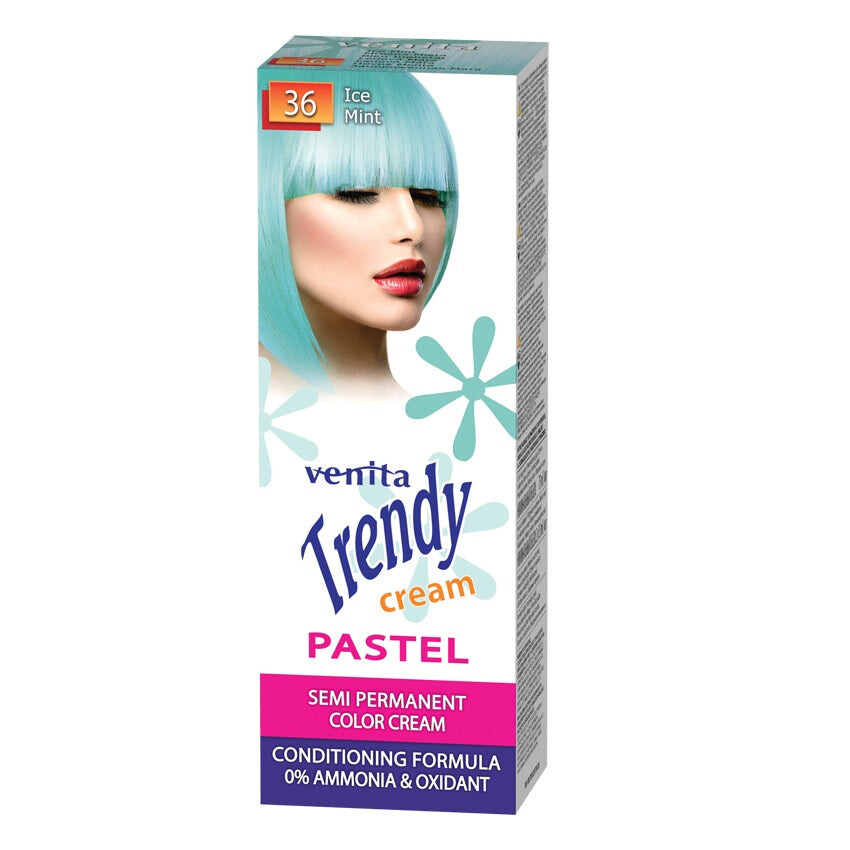 

Venita Крем-краска для волос Trendy Cream 36 Ледяная мята