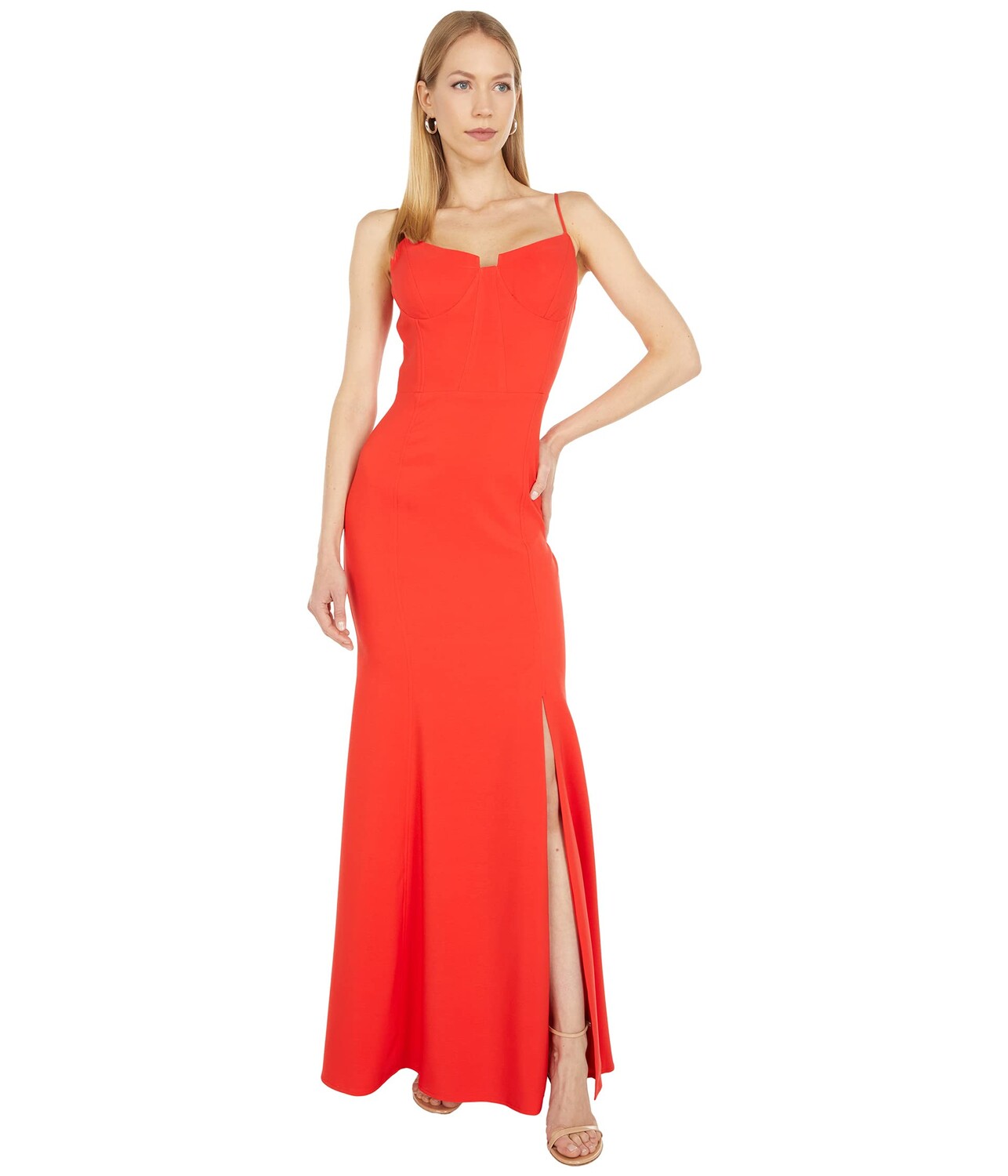 

Платье LAUNDRY BY SHELLI SEGAL, Red Bustier Gown