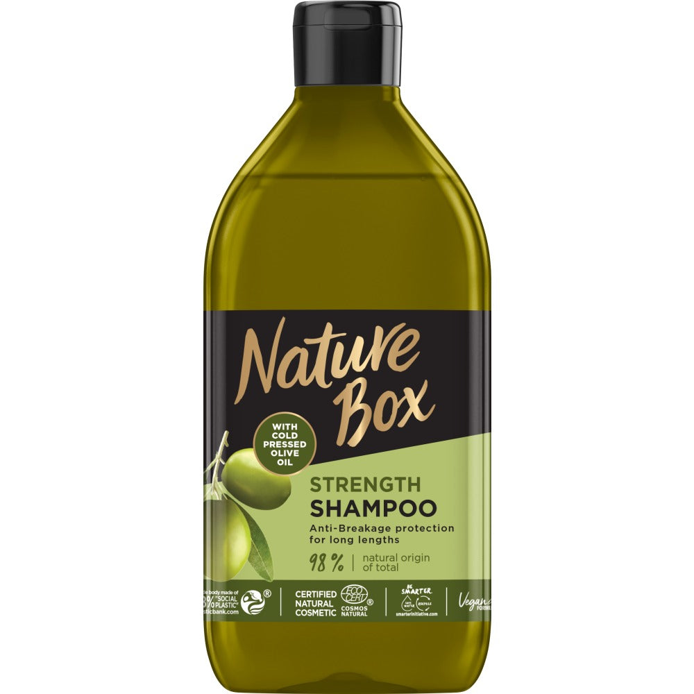 Nature Box Шампунь Olive Oil для поврежденных волос с оливковым маслом 385мл шампунь для волос мужской с оливковым маслом gilar men olive oil набор 4 шт