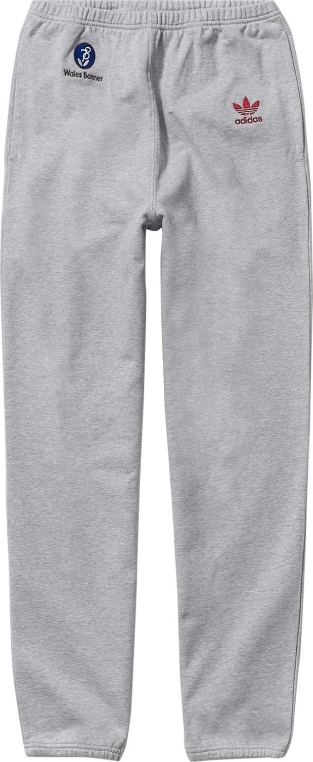 

Брюки adidas x Wales Bonner Fleece Pants 'Medium Grey Heather', серый