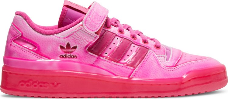 Кроссовки Adidas Jeremy Scott x Forum Low 'Dipped - Solar Pink', розовый