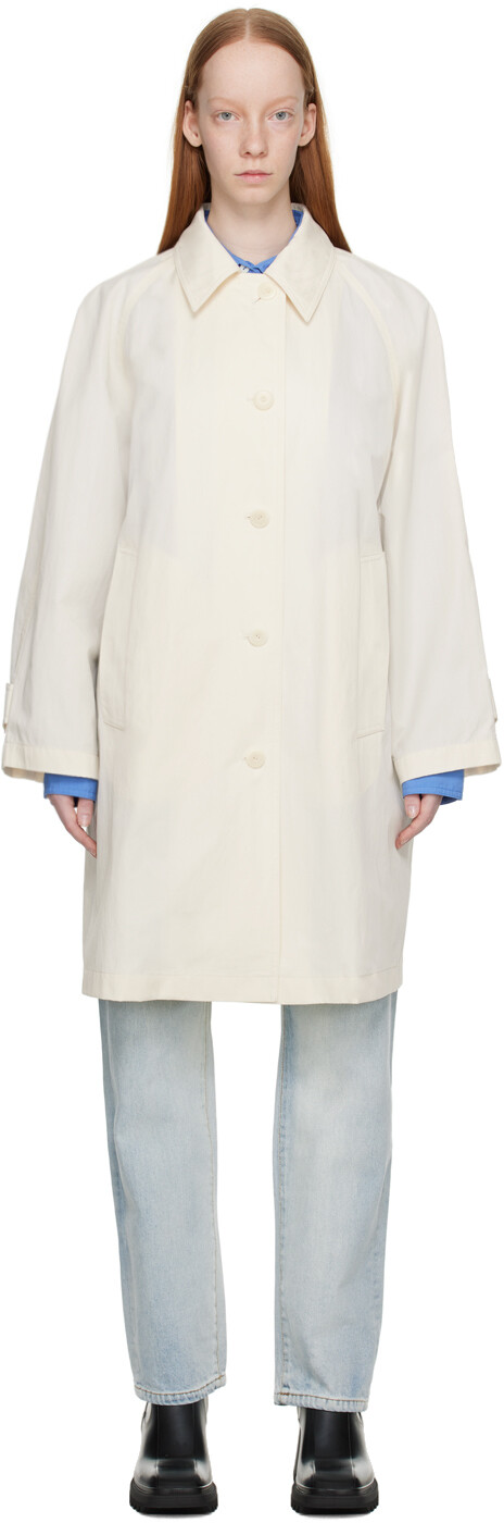 

Летний объемный тренч Off-White Nothing Written, Серый