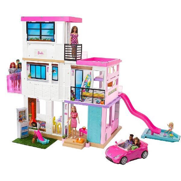 

Набор игровой Barbie Dreamhouse 3-Story Dollhouse Playset W/ Pool & Slide