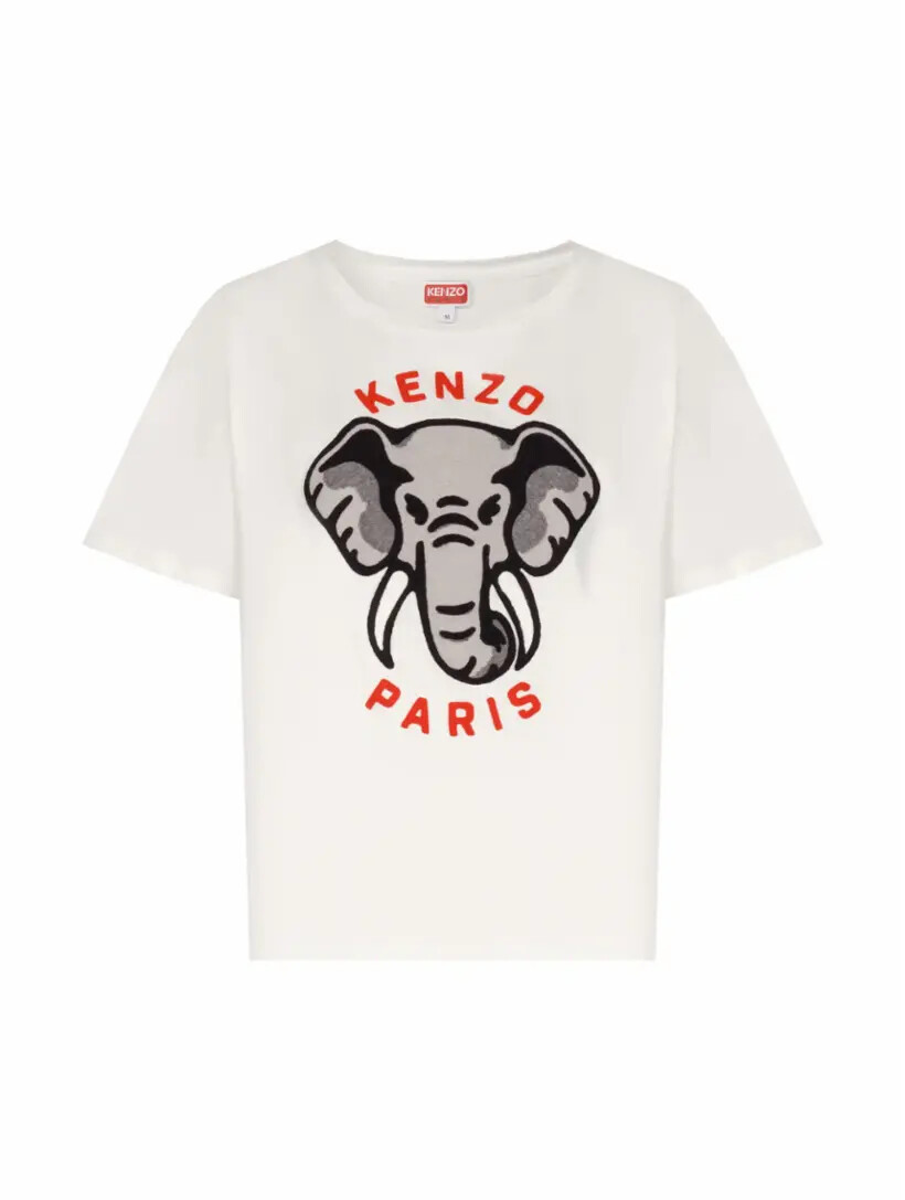 

Хлопковая футболка Kenzo Elephant Kenzo