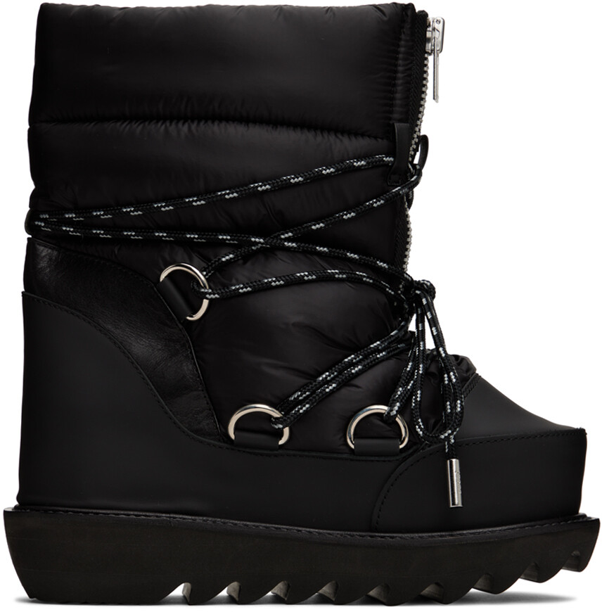 

Черные нейлоновые сапоги sacai