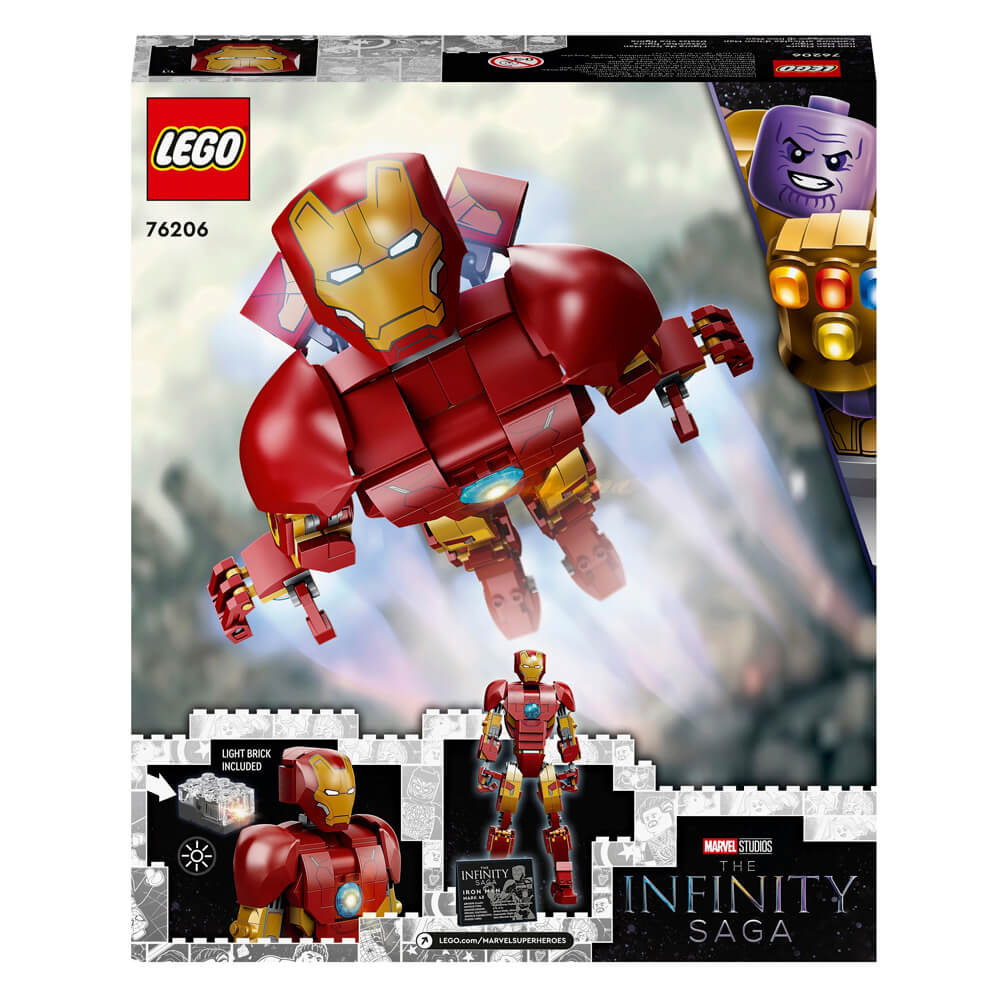 Конструктор LEGO Marvel Super Heroes Фигурка Железного Человека 76206, 381  деталь – купить из-за границы через сервис «CDEK.Shopping»