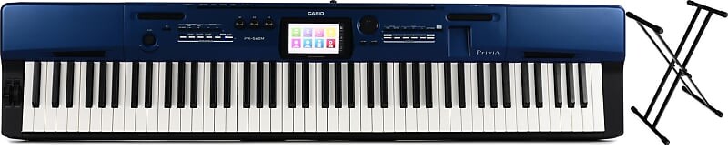

Casio Privia Pro PX-560 88-клавишное цифровое пианино с динамиками в комплекте с Gator Frameworks GFW-KEY-2000X Deluxe X-Style Keyboard Stand Casio + Gator Frameworks PX-560BE=1 GFW-KEY-2000X=1