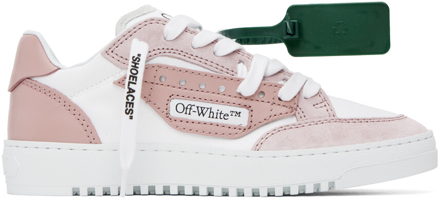 

Бело-розовые кроссовки 5.0 Off-White