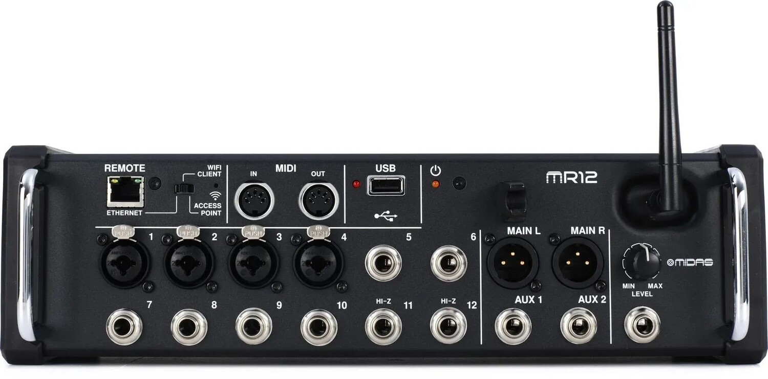

Midas MR12 12-канальный цифровой микшер с управлением от планшета