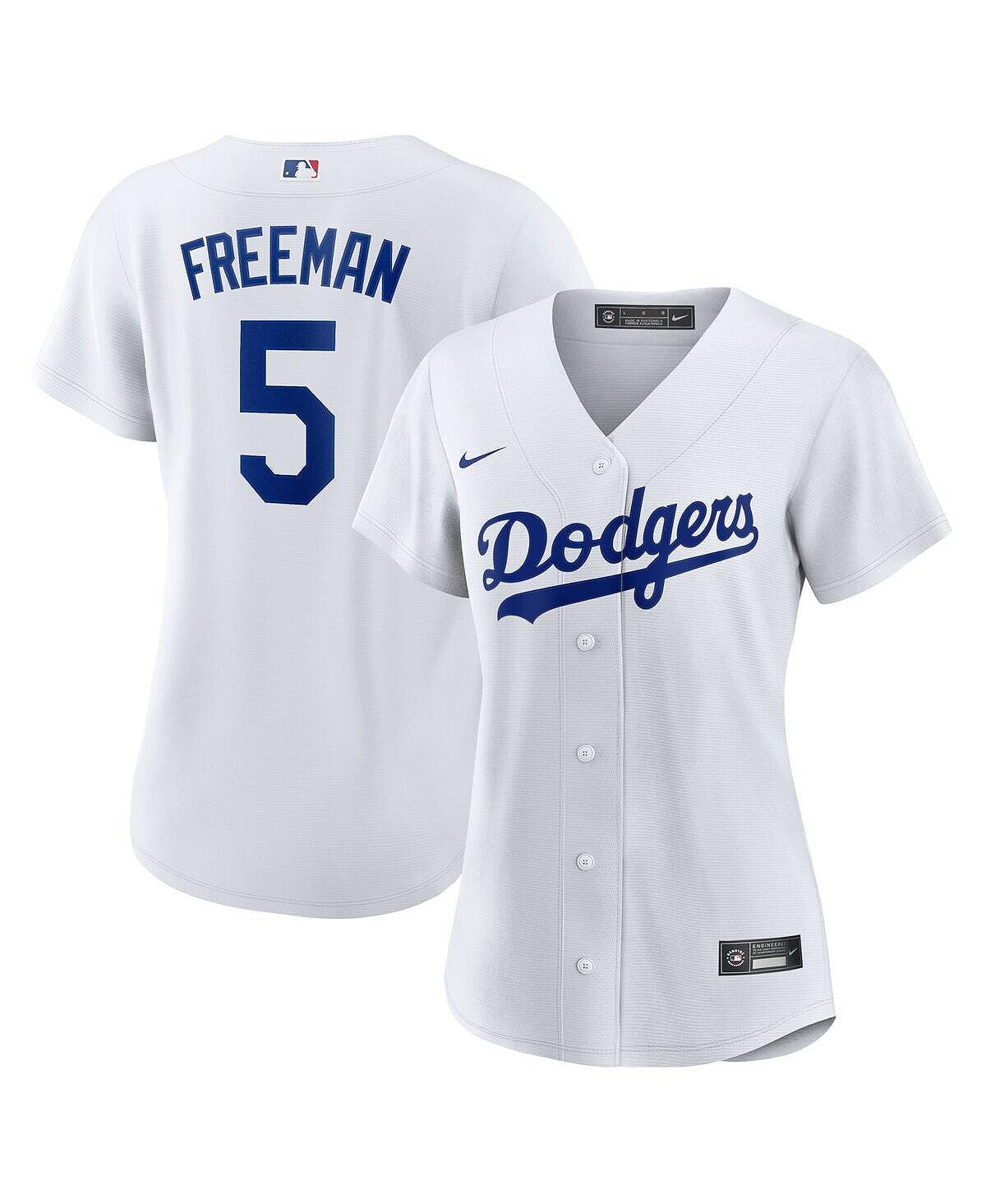 

Женская белая футболка Freddie Freeman Los Angeles Dodgers Replica Player Nike, белый