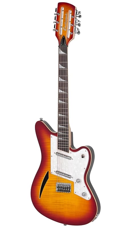 цена Электрогитара Eastwood MRG Series Surfcaster 12 Bound Tone Chambered Body Bolt-on Maple 12-String Electric Guitar