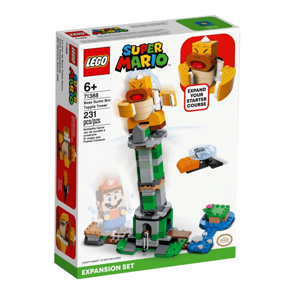 Конструктор LEGO Super Mario 71388 Падающая башня босса братца-сумо конструктор lego super mario падающая башня босса братца сумо дополнительный набор
