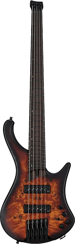 Ibanez Bass Workshop EHB1505 5-струнная бас-гитара - Dragon Eye Burst Flat Bass Workshop EHB1505 5-String Bass Guitar