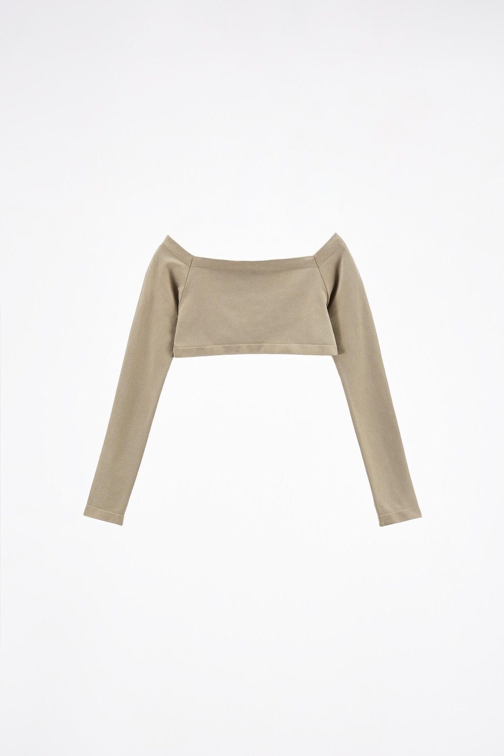 

Топ Zara Faded Seamless, кремовый