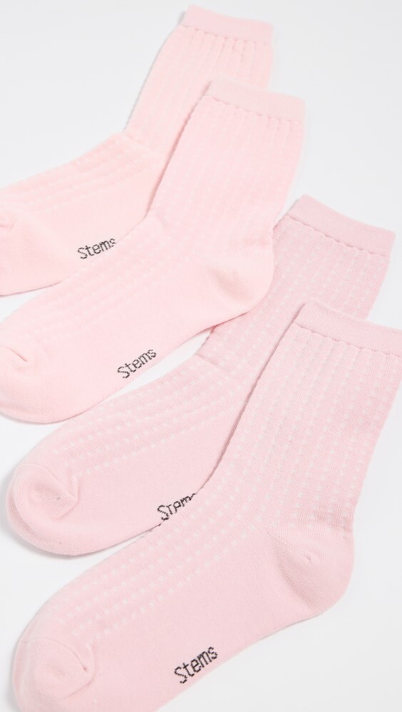 

Носки Stems 2 шт Waffle Knit, серый