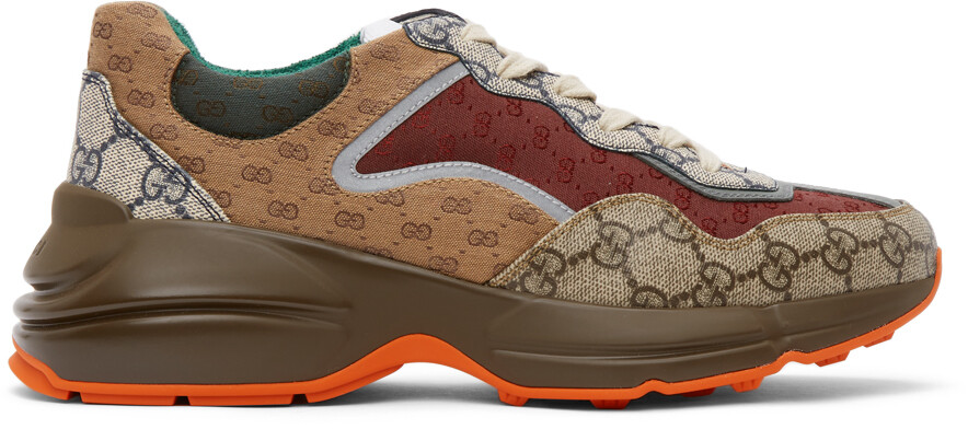 

Разноцветные кроссовки GG Rhyton Gucci