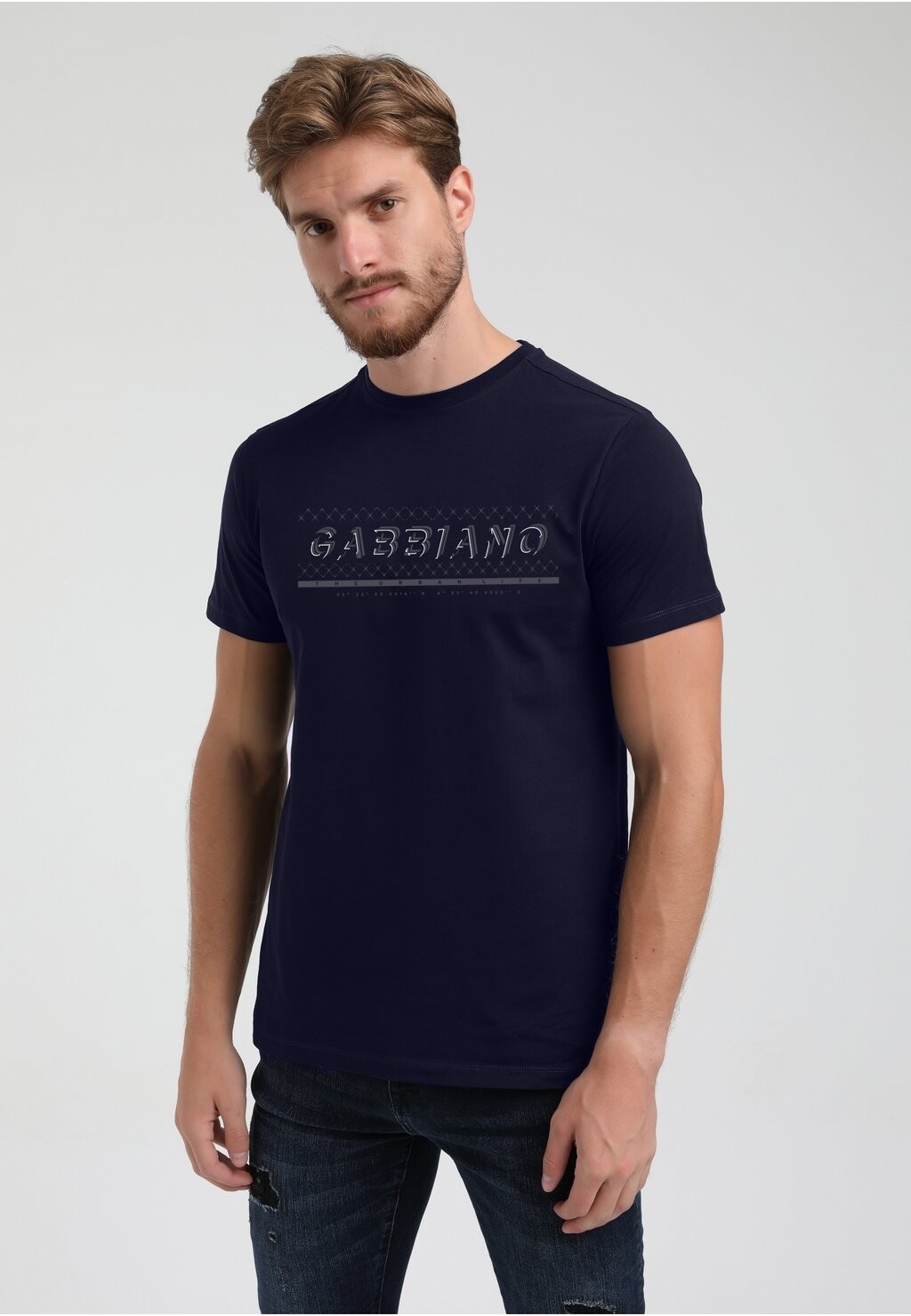 

Футболка с принтом Gabbiano, синий