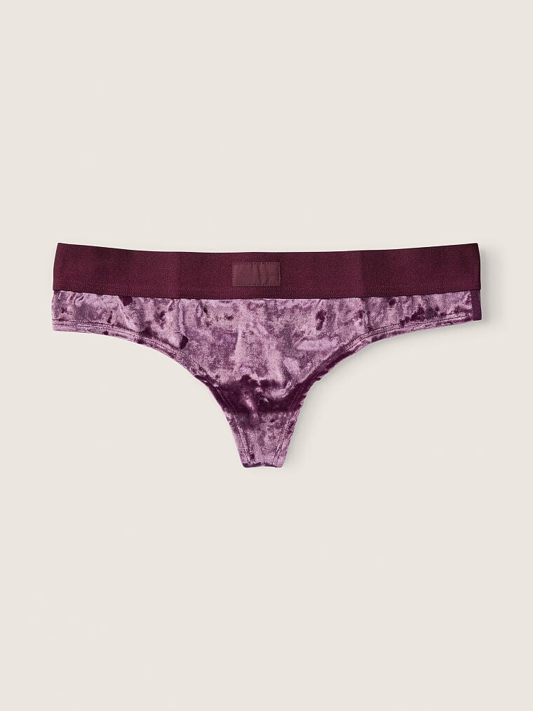 

Трусы Pink Velvet Thong, бордовый