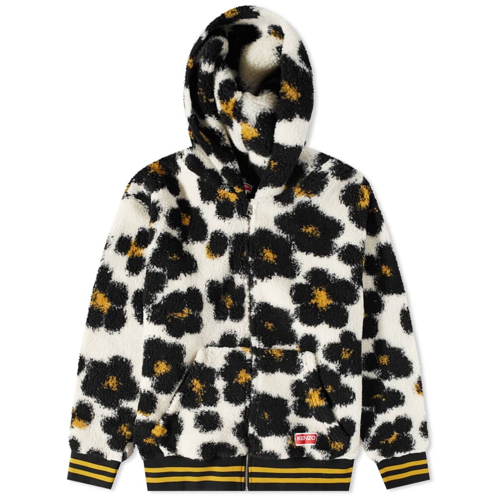 

Толстовка Kenzo PARIS Hana Leopard Classic Full-Zip, Серый