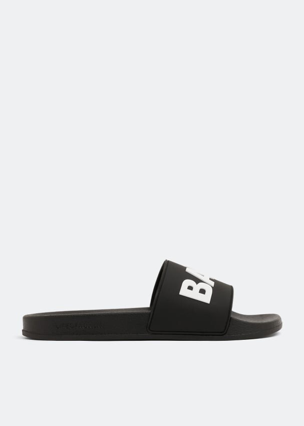 

Шлепанцы BALR. Logo slides, черный