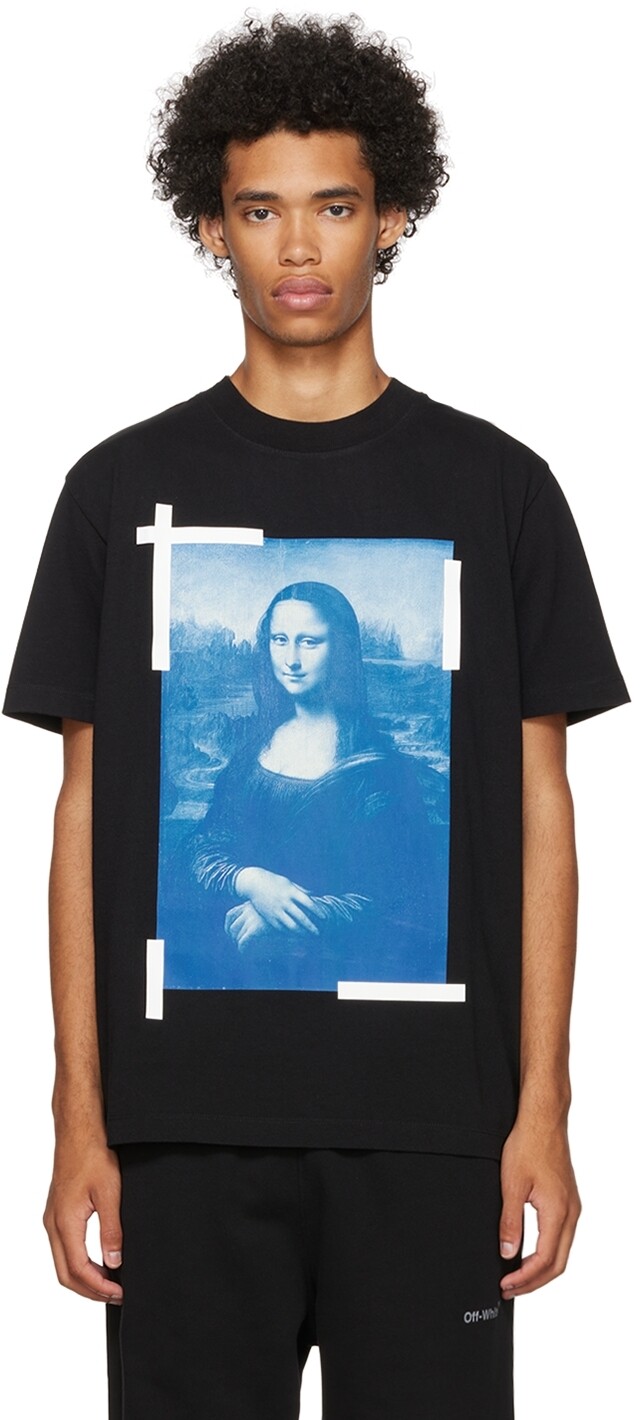 

Черная футболка Monalisa Off-White