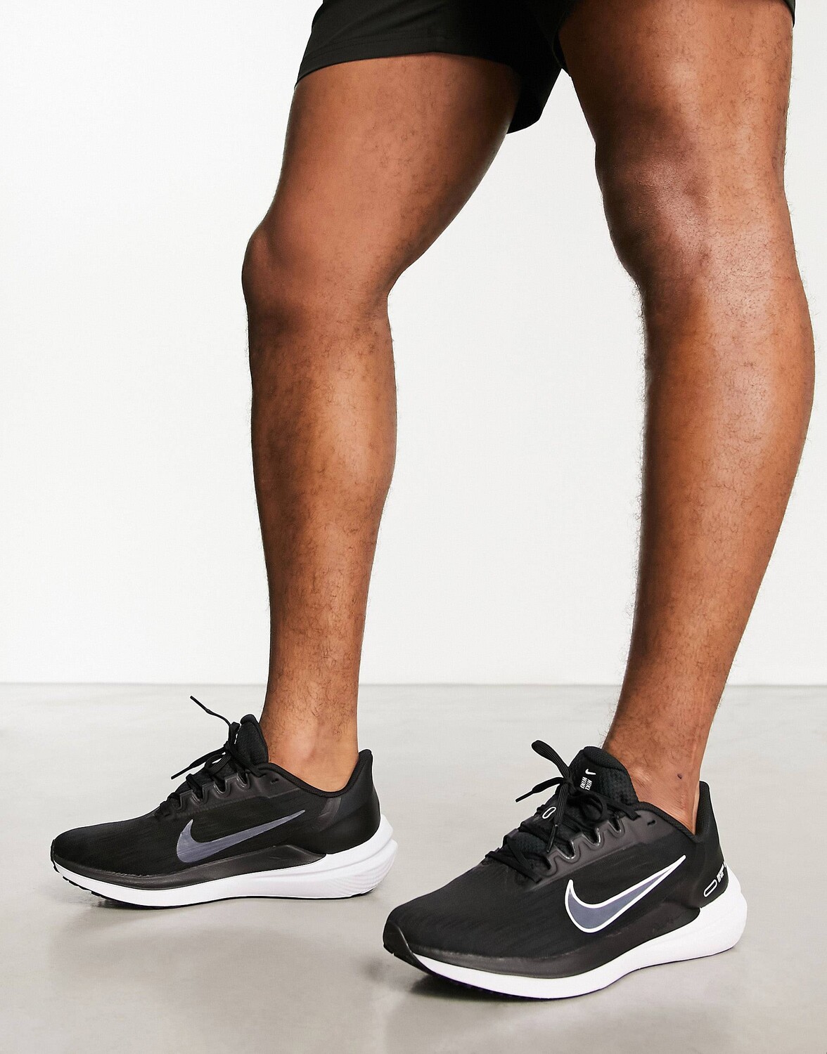 

Черные кроссовки Nike Running Air Winflo 9, Черный