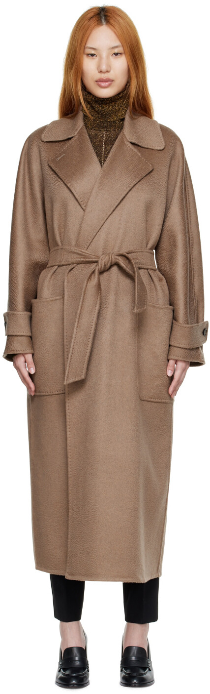

Коричневое пальто Feluca Max Mara