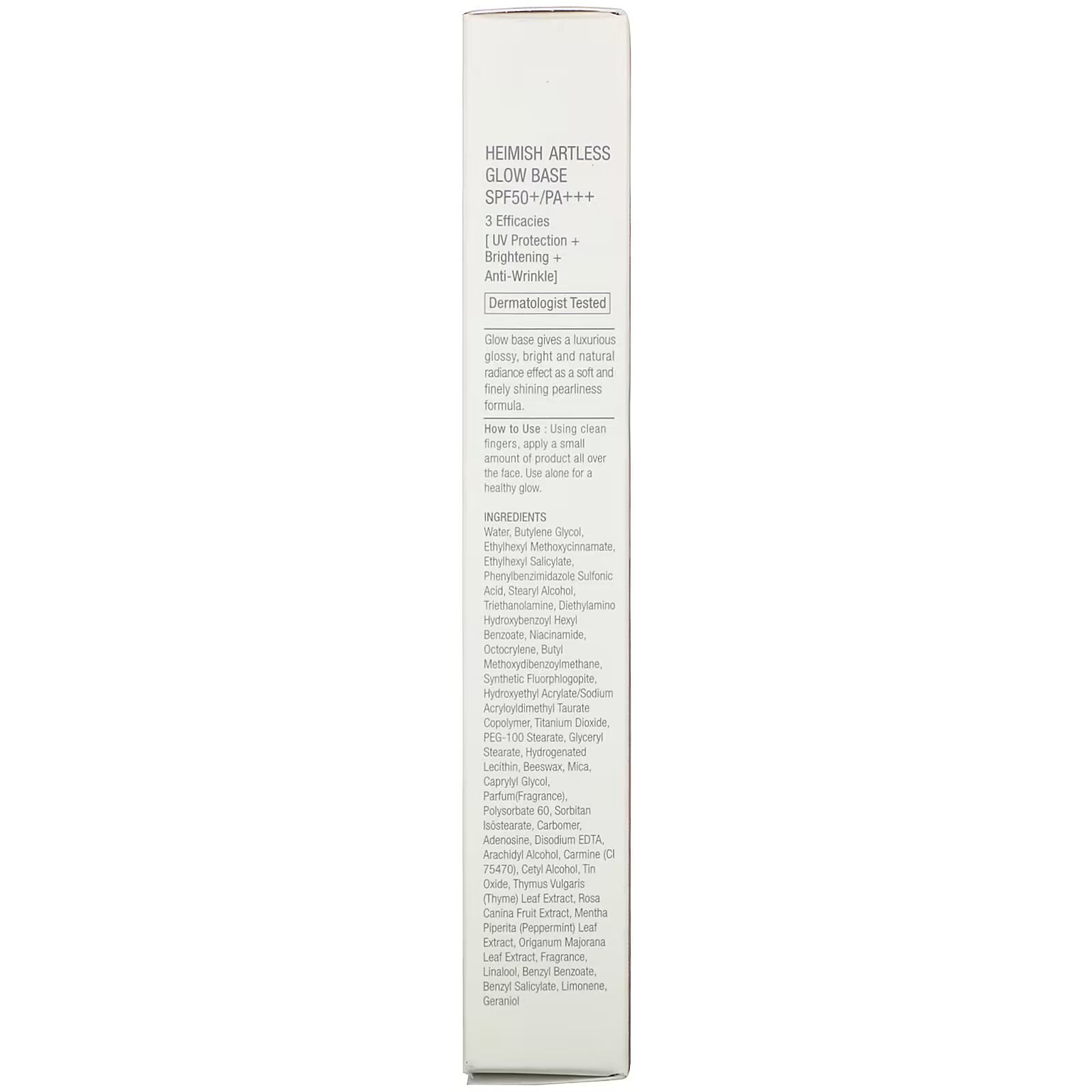 База под макияж Heimish artless Glow Base spf50. Heimish база под макияж - artless Glow Base spf50+ 40 мл. Heimish база под макияж с эффектом сияния artless Glow Base spf50+/pa+++, 40мл. Heimish - тональная основа для лица artless Glow Base spf50+ pa+++, 40 мл..