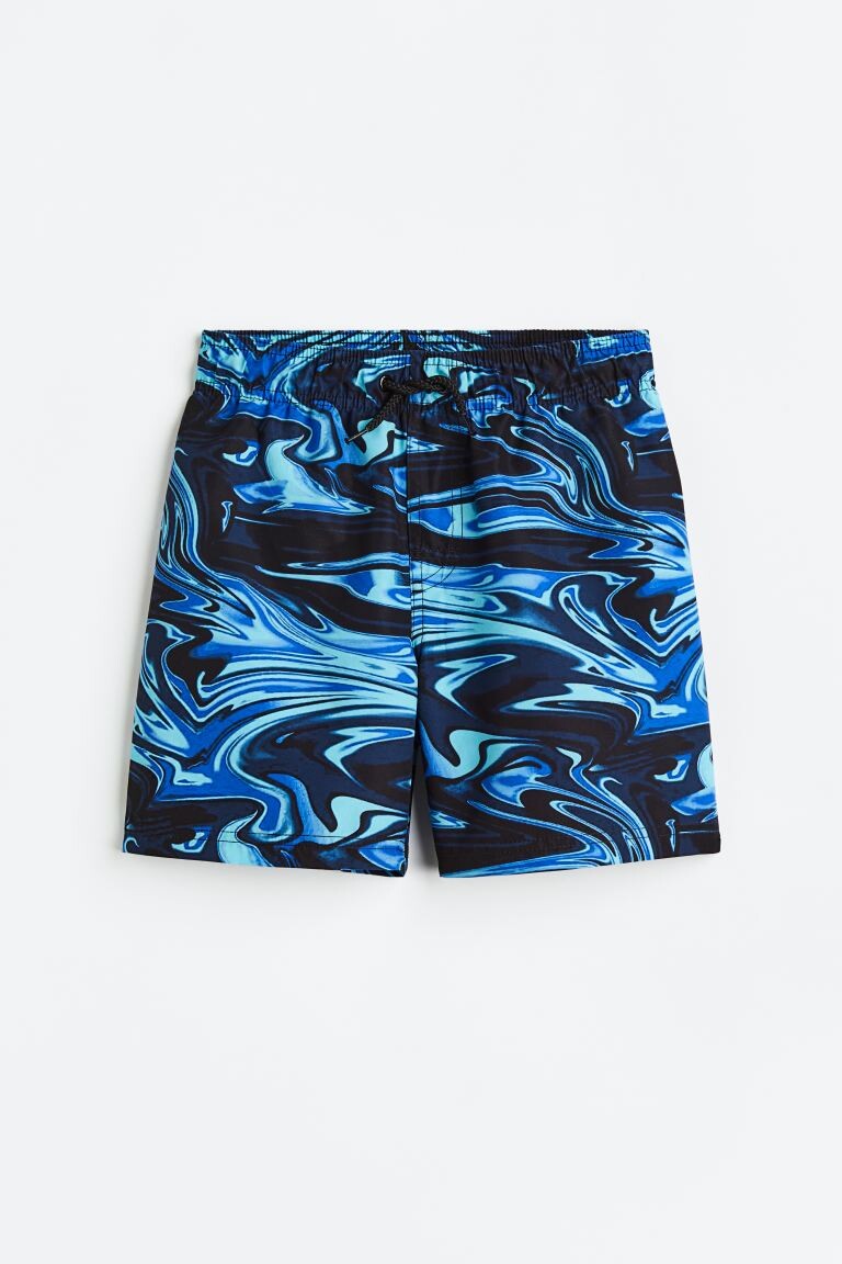 

Плавки с рисунком H&M, темно-синий/завитки