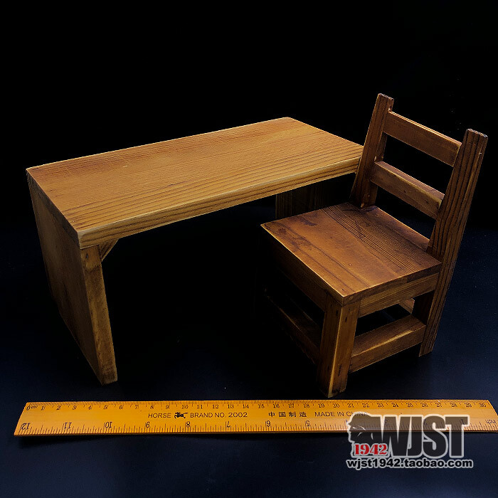 

Аксессуары для фигурок WJST1942 Chair And Table 1:6 Scale