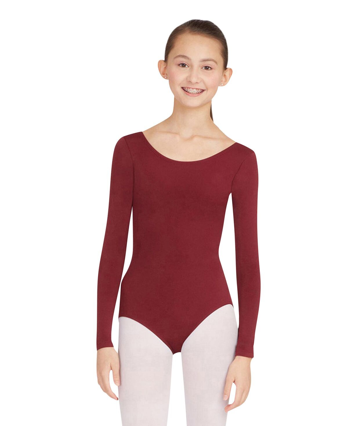 

Купальник с длинным рукавом Capezio, темно-коричневый