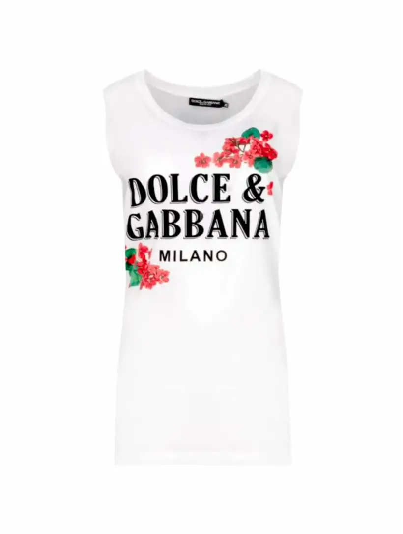 Хлопковый топ Dolce&Gabbana
