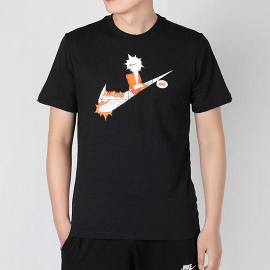 

Футболка Nike Sportswear Printing Logo Knit, черный