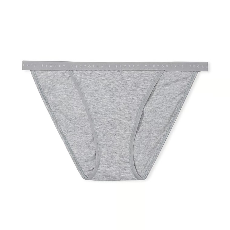 

Трусы Victoria's Secret Stretch Cotton String Bikini Classic, серый