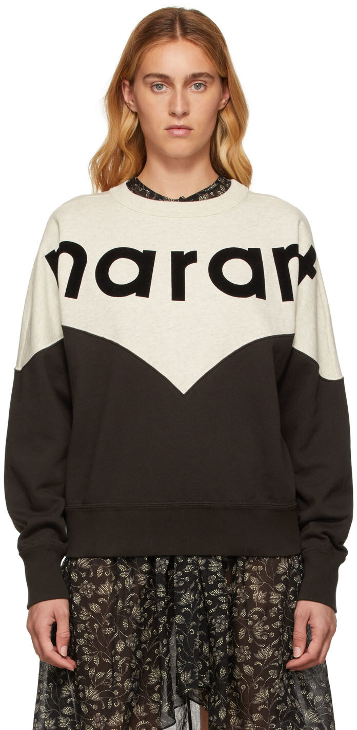 

Толстовка с логотипом Houston Isabel Marant Etoile, Черный
