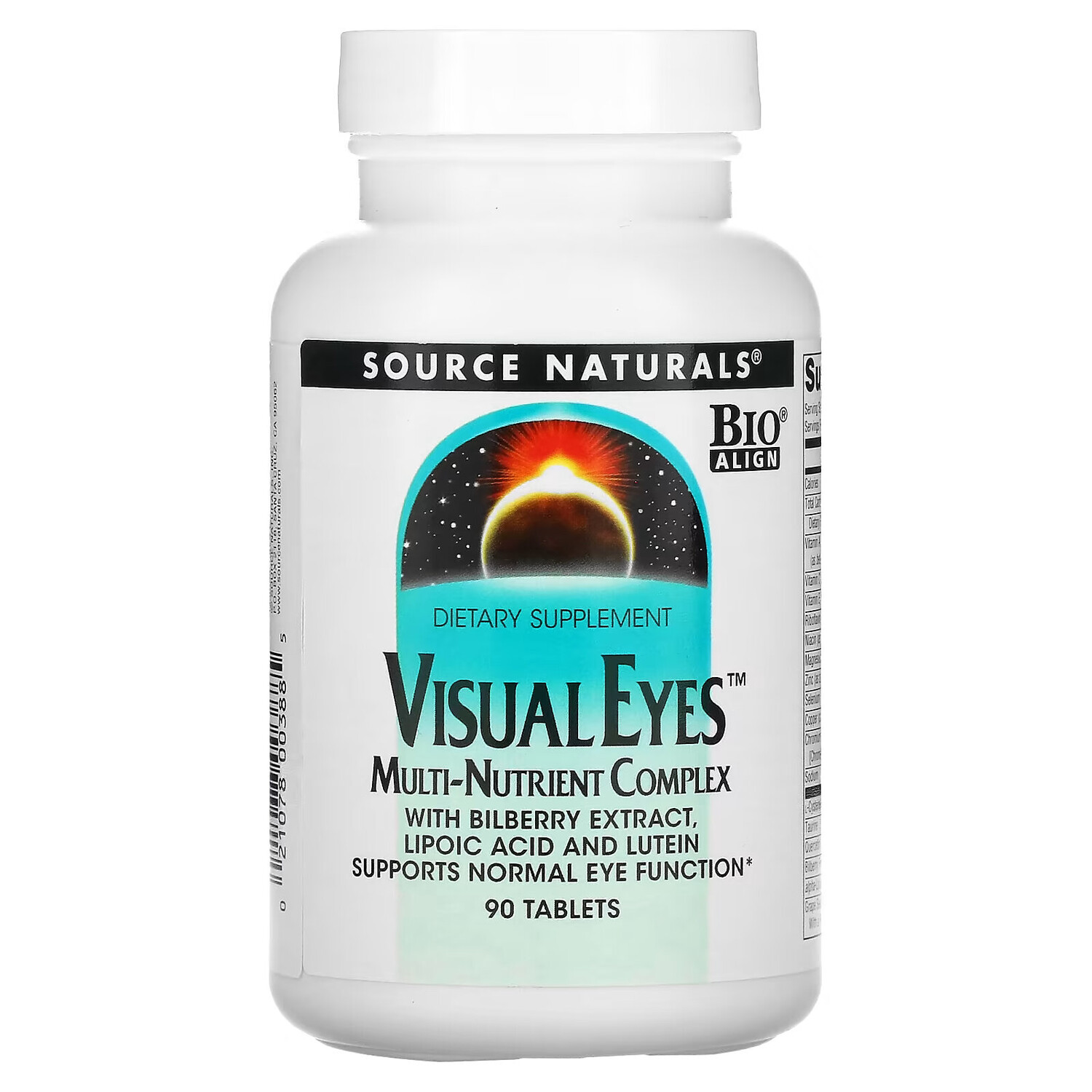 

Source Naturals, Visual Eyes, мульти-питательный комплекс, 90 таблеток