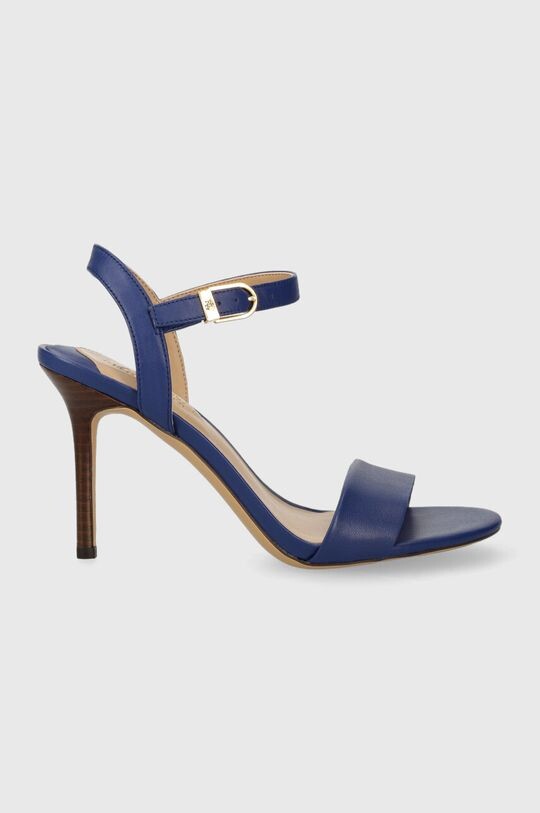 

Кожаные сандалии Gwen Lauren Ralph Lauren, темно-синий