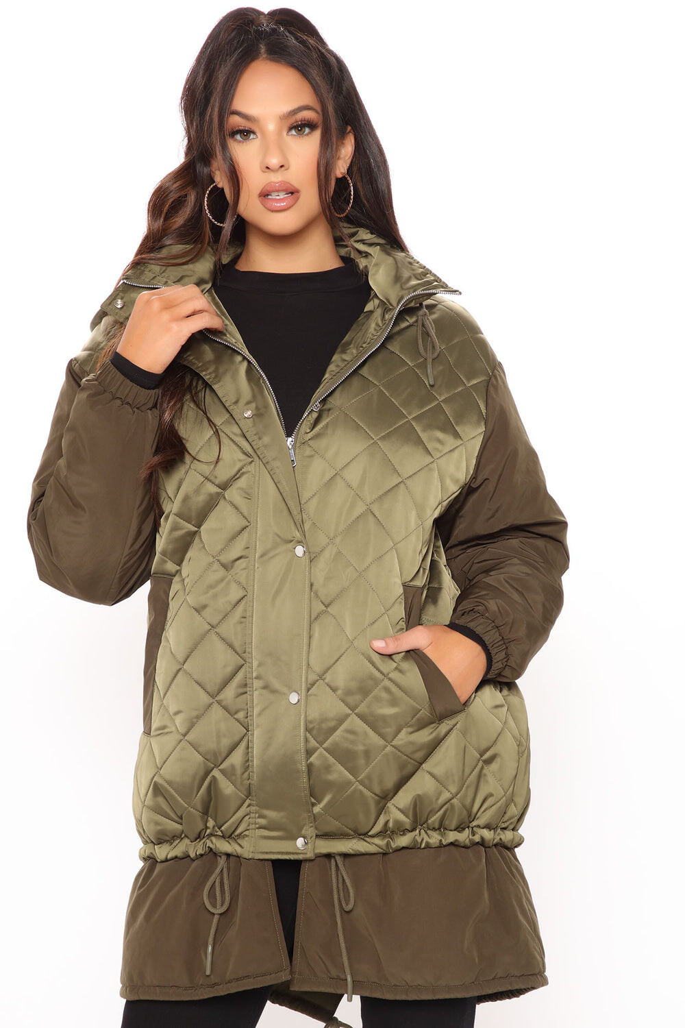 

Куртка Fashion Nova 20BRRWD10261, оливковый, Зеленый