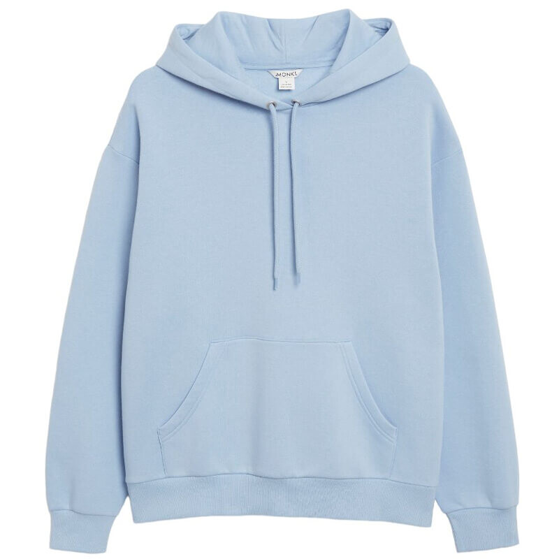 

Худи H&M Soft drawstring, голубой
