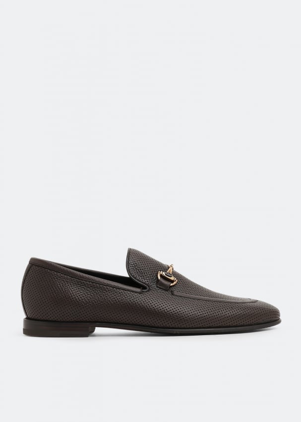 цена Лоферы BARRETT Leather loafers, коричневый