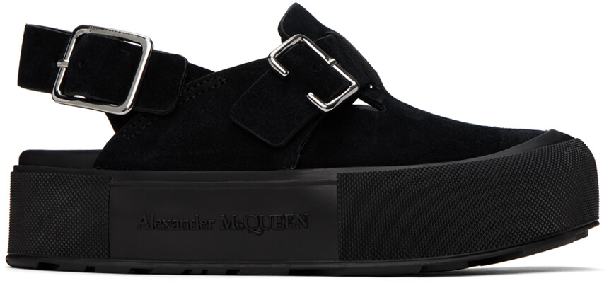 

Черные сандалии Mount Slick Alexander McQueen
