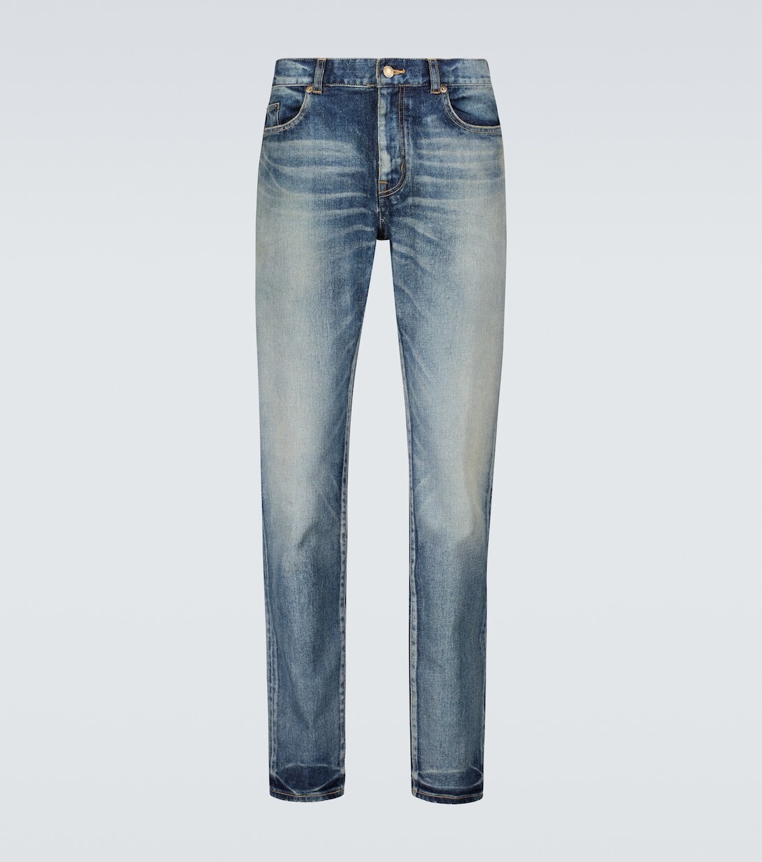 

Джинсы скинни Saint Laurent, синий
